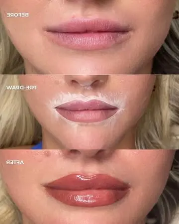 lip blush tattoo