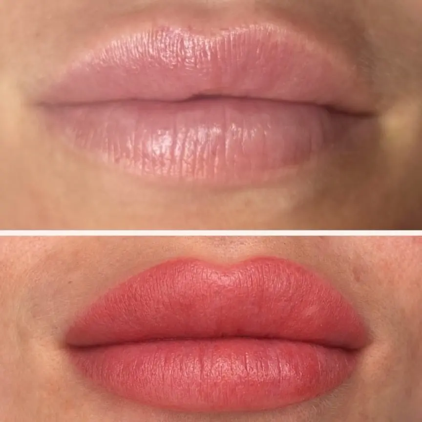 lip color tattoo