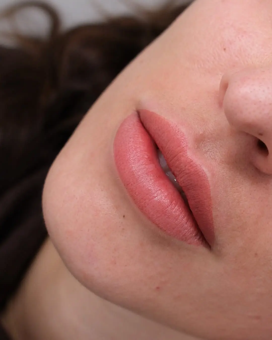lip tattoo cold sore