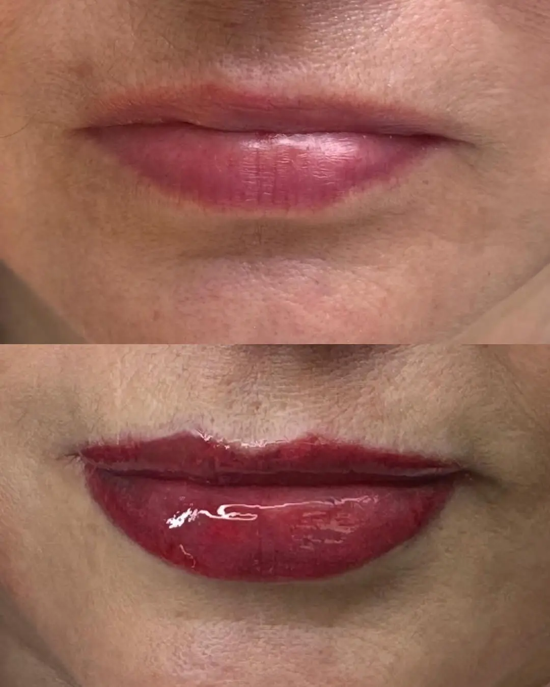 lip tattoo permanent
